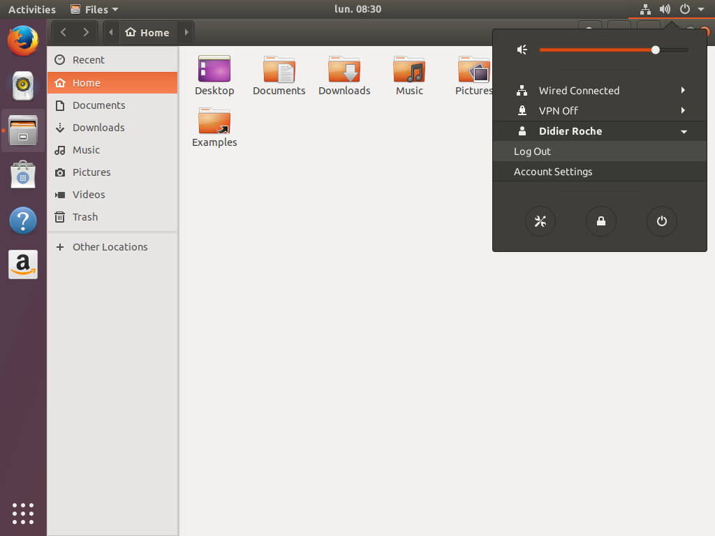 Ubuntu Artful 17.10 with application touching the panel