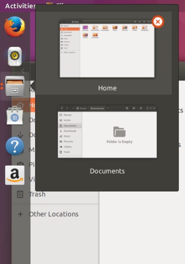 Ubuntu Dock previews