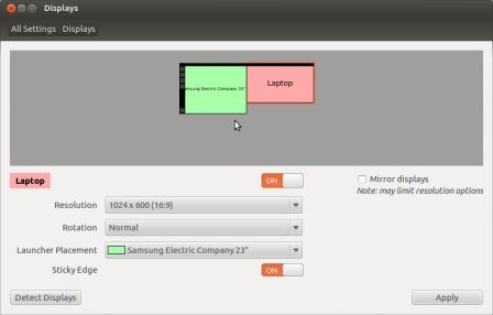 gnome-control-center display